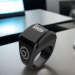 خاتم ذكي للتسبيح والذكر من أوبست للنساء والرجال، للصلاة الإسلامية، تذكير بتوقيت الصلاة بالاهتزاز، عداد للتسبيح، خاتم ذكي مع بلوتوث، 22 ملم، تحكم عبر التطبيق، USB