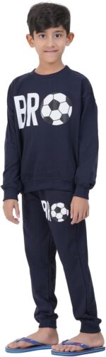 طقم ملابس للاولاد من سويت شيرت وسروال موديل BYS-SS-PANT-01 (عبوة من قطعة واحدة)