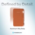 ⁦باورولوجي باور بانك مغناطيسي 10000mAh مع حامل، شحن سريع بي دي 20 واط، شاحن لاسلكي 15 واط، متوافق مع ماج سيف، حزمة بطارية محمولة لايفون 17-12 سيريز واندرويد والساعات الذكية وسماعات الاذن⁩ - الصورة ⁦3⁩