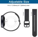 ⁦ايه كيه سوار لساعة امازفيت جي تي اس 4 / جي تي اس 4 ميني / جي تي اس 3 / جي تي اس 2 / جي تي اس 2 اي / جي تي اس 2 ميني / جي تي اس / جي تي ار ميني، سوار رياضي بديل ناعم 20 ملم لامازفيت بيب 3 / بيب 3 برو /⁩ - الصورة ⁦3⁩