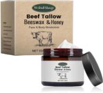 كريم عسل تالو لحم البقر - بلسم وجه تالو لحم بقري يتغذى على العشب مع العسل، كريم مرطب للبشرة للوجه والجسم، طبيعي غير دهني