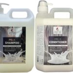 مجموعة شامبو وبلسم الحليب الاحترافي، 5 لتر لكل منهما، مرطب ومرطب