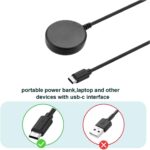 ⁦تي تيرسيلي كابل شحن سريع 5 واط لسلسلة ساعة سامسونج جالاكسي 8/6/FE/7/5/4/5 برو/4 كلاسيك/واتش 3/أكتيف 1/2 - 1 متر/3.3 قدم، شاحن USB-C/نوع C⁩ - الصورة ⁦5⁩