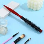 ⁦فرشاة شعر دائرية صغيرة لتجفيف الشعر، فرشاة دوارة صغيرة لتصفيف اللحية للرجال والنساء⁩ - الصورة ⁦5⁩