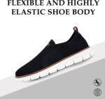 ⁦تسيف حذاء رجالي - حذاء رياضي للمشي خفيف الوزن وسهل الارتداء، حذاء كاجوال شبكي عصري للعمل في الهواء الطلق⁩ - الصورة ⁦6⁩