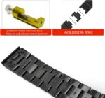 ⁦يووسايد سوار ساعة فينكس 6/فينيكس 5 بلس سريع الملاءمة، سوار بديل معدني من الستانلس ستيل 22 ملم لساعة جارمين فينيكس 5/5 بلس/ابروتش S60/فوررنر 935/كواتيكس 5، اسود⁩ - الصورة ⁦5⁩