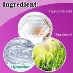 ⁦رقع حب الشباب من نيكيتا فيفي - 144 قطعة على شكل نجمة + قلب | رقعة علاج حب الشباب مع الغروية المائية وزيت شجرة الشاي | رقع بثور وجه نجمة | ملصقات لتغطية البقع | رقع معجزة لعلاج حب الشباب⁩ - الصورة ⁦7⁩