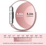 ⁦سوار معدني لساعة هواوي فيت 4/3 من جينهيك، سوار من الستانلس ستيل قابل للتعديل مع مشبك مغناطيسي لساعة هوا وي 4/3 للرجال والنساء⁩ - الصورة ⁦7⁩