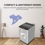 ⁦ستار تريك غسالة تحميل علوي أوتوماتيك 13 كجم، توفير طاقة بتصنيف 4 نجوم من ESMA، لون فضي، موديل SW-1300ATTQ1-SK(T) [ضمان شامل لمدة عام]⁩ - الصورة ⁦3⁩