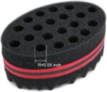 ⁦فرشاة شعر اسفنجية ماجيك باربر من اوريت بوجهين باللون الأحمر 20 سم قطعة واحدة (1 قطعة)⁩ - الصورة ⁦2⁩