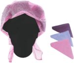 تريدوني شبكة تثبيت شعر مثلثة الشكل 50 × 35 - شبكة تجفيف حامل بكرات تجعيد الشعر بمقاس عالمي، متعددة الالوان (قطعة واحدة)، متعددة الالوان، مقاس واحد