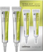 celimax The Vita A Retinal Shot Tightening Booster Duo Set 15mlx2 | Holiday Gift Set, Stocking Stuffers for Women | with Retinal 0.1%, Matryxyl 3%, Pore Minimizer, Wrinkles & Fine Lines, Firmer Skin