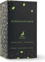 ⁦عطر اكسترافاجانت لوفر من ميزون الحمراء - برائحة الزهور والجورماند والفانيليا والعنبر - او دي بارفان يدوم طويلا للجنسين، 100 مل⁩ - الصورة ⁦3⁩