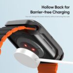 ⁦حافظة ساعة DUX DUCIS سلسلة Tamo لساعة آبل سلسلة 7/8/9 (41 ملم) - غطاء حماية شفاف مقاوم للصدمات مع تصميم وسادة للزوايا، مقاوم للخدش - أسود شفاف⁩ - الصورة ⁦8⁩