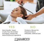 ⁦شامبو جيوفاني بالبيوتين والكولاجين لتقوية الشعر | للشعر ذو المظهر الصحي | مضاف إليه مكونات نباتية طبيعية | جودة صالون وآمن على اللون | نباتي | 399 مل⁩ - الصورة ⁦2⁩