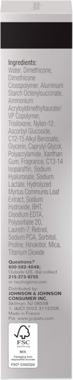 ⁦نيوتريجينا سيروم تصحيح البقع الداكنة من رابيد تون ريبير مع حمض الهيالورونيك والريتينول وفيتامين سي، مصل الريتينول اليومي المضاد للتجاعيد ومصحح البقع الداكنة لتفتيح وتوحيد اللون، 1 اونصة⁩ - الصورة ⁦5⁩