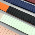 ⁦سوار بديل من السيليكون من دادو متوافق مع ساعة سامسونج جالكسي ووتش 8 كلاسيك/ ووتش 8 40 ملم و 44 ملم، سوار رياضي مغناطيسي من السيليكون لساعة سامسونج⁩ - الصورة ⁦3⁩