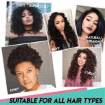 ⁦فرشاة فك تشابك الشعر فليكس من اي زد فرشاة لفك تشابك الشعر المجعد للشعر المبلل والشعر المموج والملتف 4c للشعر الاسود الطبيعي⁩ - الصورة ⁦7⁩