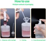 ⁦بخاخ زجاجة عطر زجاجية - 100 مل بتصميم زجاج سموكي⁩ - الصورة ⁦3⁩