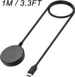 ⁦تي تيرسيلي كابل شحن سريع 5 واط لسلسلة ساعة سامسونج جالاكسي 8/6/FE/7/5/4/5 برو/4 كلاسيك/واتش 3/أكتيف 1/2 - 1 متر/3.3 قدم، شاحن USB-C/نوع C⁩ - الصورة ⁦4⁩