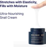 ⁦كريم مرطب للوجه سنيل موسين من افكا، 100 مل (3.38 اونصة سائلة) - مرطب للعناية بالبشرة الكورية المضادة للشيخوخة، يساعد على تحسين المرونة والخطوط الدقيقة باستخدام حمض الهيالورونيك والكولاجين⁩ - الصورة ⁦2⁩