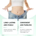 ⁦رقع نانو جي آي بي جي إل بي-1 من لبويلوف® مكونة من 4 قطع، رقع لشد البشرة والعناية بتشكيل الجسم للنساء والفتيات، مكونات طبيعية 100%، آمنة وفعالة، مناسبة لجميع أنواع البشرة⁩ - الصورة ⁦2⁩