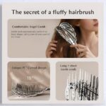 ⁦فرشاة شعر مجعد من سترالاين باونس، فرشاة مبللة، مشط تصفيف، فرشاة فك تشابك الشعر (فضي)⁩ - الصورة ⁦4⁩