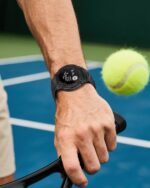 ⁦ميي مول سوار 22 ملم/ 26 ملم متوافق مع جارمين انستينكت 3 اموليد / سولار / اصدار تكتيكي، سوار سيليكون ناعم جيد التهوية، سوار رياضي بديل قابل للتعديل لجارمين انستنكت 3 45 ملم/50 ملم⁩ - الصورة ⁦3⁩