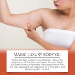⁦زيت شد الجسم ماجيك من اكسيكوزال، زيت جسم فاخر، زيت جسم سحري للنساء، مرطب، سريع الامتصاص، مغذي جاف، يحسن المرونة، يقلل الخطوط الدقيقة، لجميع انواع البشرة، 100 مل⁩ - الصورة ⁦3⁩