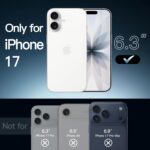 ⁦جيتك حافظة حماية لهاتف ايفون 17 مقاس 6.3 بوصة، غطاء ممتص للصدمات مضاد للاصفرار، ظهر شفاف مضاد للخدش (شفاف)⁩ - الصورة ⁦2⁩
