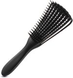 فرشاة فك تشابك الشعر الرطب والجاف من افتريد لفك تشابك الشعر بدون الم للشعر المجعد والسميك والناعم والمفرود - شعيرات مرنة ومقبض مضاد للانزلاق، تقلل من التقصف والتجعد وتعمل على جميع انواع الشعر