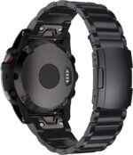 سوار ساعة مقاوم للماء لساعة فينيكس 5X/فينيكس 6X/فينيكس 7X، 26 ملم سريع الفك يناسب ساعة جارمين فينيكس 5X بلس/فينيكس 3/3 اتش ار اندورو تاكتيكس دلتا