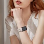 ⁦اوميدا 3 قطع من الاساور الاحتياطية المقاومة للماء من السيليكون وسوار رياضي جيد التهوية، متوافق مع هواوي باند 6 وباند 6 برو، سوار هونر باند 6 (اسود / ازرق ميدنايت / رمادي فاتح)⁩ - الصورة ⁦7⁩