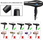 ⁦موزع مجفف شعر عالمي من جويز، موزع شعر سريع الجفاف قابل للتعديل وخالي من التجعد، اداة تصفيف احترافية لتصفيف الشعر، ملحق نفخ الشعر قابل للطي يناسب معظم مجففات الشعر⁩ - الصورة ⁦4⁩