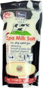 مقشر مبيض بالكولاجين بفيتامين E وملح الزبادي من سبا - 300 جرام