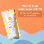 ⁦واقي شمس ميلت ان ميلك من فيلفا ستور | عامل حماية من الشمس 50 PA+++ | بخلاصة حليب الصويا | خفيف الوزن بدون زهر | يحمي البشرة من الاشعة فوق البنفسجية فئة A وB والضوء الازرق | للرجال والنساء، 60 مل⁩ - الصورة ⁦2⁩