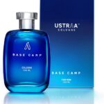 استرا كولونيا للرجال من بيس كامب سعة 100 مل - عطر يدوم طويلا مع عطر هواء جبلي منعش | روائح مائية منعشة | رائحة ذكورية يومية في زجاجة زجاجية انيقة