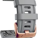 Fleshy Leaf QuickFit 20mm Watch Band Compatible with Garmin Fenix 7S 5S/ 5S Plus, 6S/ 6S Pro, D2 Delta S, Descent Mk2S - Silicone Replacement Strap Bracelet Wristband-SmartWatch Accessories