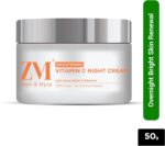 ⁦كريم ليلي بفيتامين سي من زين اند ميزا 50 جرام | كريم لتفتيح وترطيب الوجه بفيتامين سي وزبدة الشيا والمورومورو | يتلاشى البقع الداكنة • مرطب • حلال ونباتي • خالي من المواد الكيميائية⁩ - الصورة ⁦2⁩