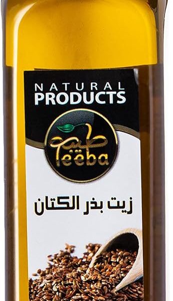 زيت بذر الكتان من تيبا، 250 مل