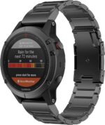 ⁦سوار ساعة مقاوم للماء لساعة فينيكس 5X/فينيكس 6X/فينيكس 7X، 26 ملم سريع الفك يناسب ساعة جارمين فينيكس 5X بلس/فينيكس 3/3 اتش ار اندورو تاكتيكس دلتا⁩ - الصورة ⁦2⁩