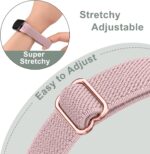 ⁦سوار مطاطي لساعة شاومي مي باند 8/9، سوار نايلون قابل للتمدد والتعديل وجيد التهوية لسوار شاومي مي الذكي 8/9 للرجال والنساء⁩ - الصورة ⁦3⁩