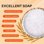 ⁦قالب شامبو وماء الارز 2 في 1 من قطعتين لنمو الشعر وتقويته ومنع تساقط الشعر واصلاح الجذور واستعادة الاضرار⁩ - الصورة ⁦3⁩