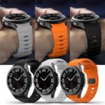 ⁦كييس جييف متوافق مع سوار ساعة سامسونج جالكسي 7/6 /ساعة جالكسي 6 كلاسيكية 43 ملم/ساعة جالكسي 5/ساعة جالكسي 5 برو 45 ملم/سوار ساعة جالكسي 4، سوار سيليكون ناعم بدون فجوات لساعة سامسونج 6 للرجال والنساء⁩ - الصورة ⁦3⁩