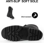 ⁦حذاء شتوي للرجال من كنيكس ماكس، حذاء ثلج مبطن دافئ، حذاء شتوي مع مادة خارجية مقاومة للماء ونعل غير قابل للانزلاق، مناسب لموسم الثلج في الشتاء⁩ - الصورة ⁦5⁩