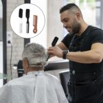 ⁦3 قطع من فرشاة اللحية للرجال، 2 قطعة فرشاة تنظيف حلاقة و1 مشط محمول، فرشاة الحلاقة، مجموعة فرش اللحية، لوازم الحلاقين، فرشاة تنظيف الحلاقين للمنزل وصالونات التجميل⁩ - الصورة ⁦4⁩