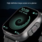 ⁦أحدث ساعة ذكية 2 في 1 مع سماعات أذن لاسلكية TWS | شاشة لمس عالية الدقة مقاس 1.28 بوصة مقاومة للماء وتتبع اللياقة البدنية | سماعات رأس لاسلكية بلوتوث | ساعة ذكية لمراقبة الصحة مع تتبع معدل ضربات القلب⁩ - الصورة ⁦3⁩