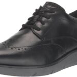 حذاء أوكسفورد ستانس بتصميم مقدمة بارزة وتفاصيل بروگ وتصميم جلد خفيف الوزن ومريح برباط للرجال من نان بوش