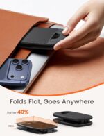 ⁦لاميكال حامل جوال رفيع للغاية للمكتب - [ارتفاع قابل للتعديل] حامل موبايل لسطح المكتب قابل للطي، حامل موبايل محمول، ملحقات مكتب لهواتف ايفون 17 16 15 14 13 برو ماكس اير، جالاكسي S25، S24⁩ - الصورة ⁦4⁩