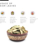 ⁦اوراق السدر من اوافي ميل (زيزيفوس سبينا كريستي) | شطف شعر لطيف | اخضر نظيف، رائحة حلوة خفيفة - 100 غرام | 3.5 اونصة⁩ - الصورة ⁦3⁩